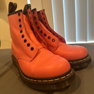 Dr. Martens 1460 Smooth Leather Lace Up Boots Acid Pink